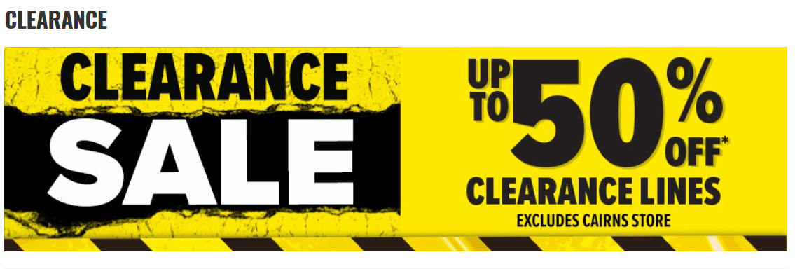 Tools Clearance